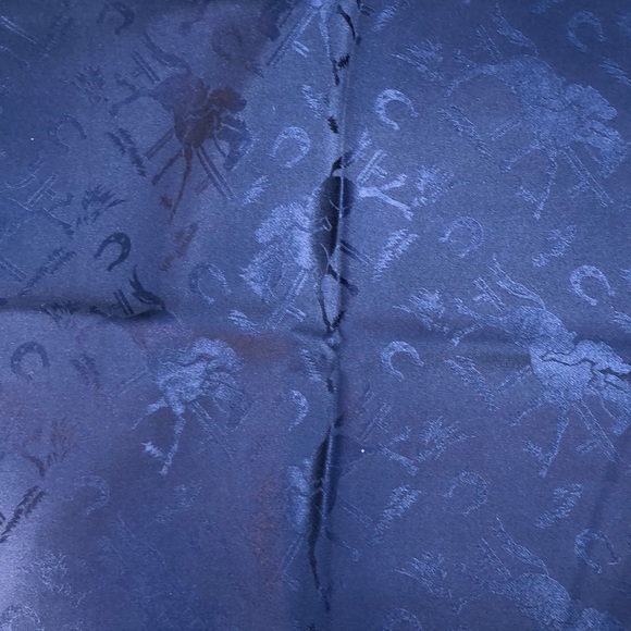 Polo by Ralph Lauren Signature Double sided 100% silk scarf. Made in Japan - Picture 2 of 9